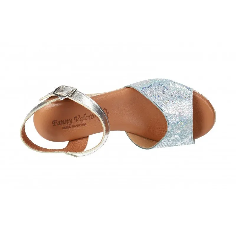 202 Sandalias Brillantes color PLATA