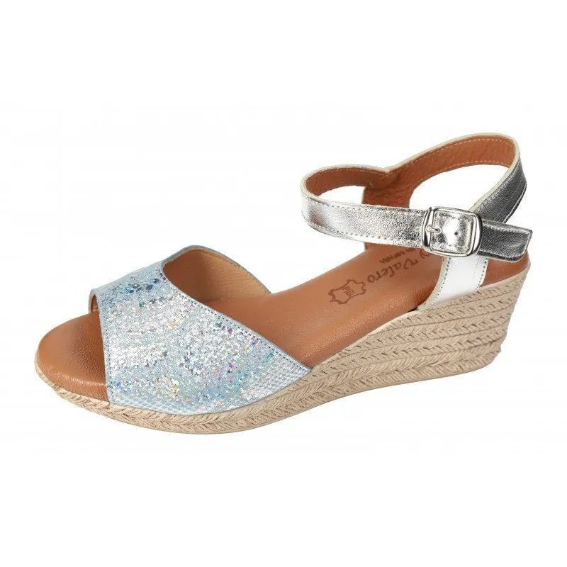 202 Sandalias Brillantes color PLATA