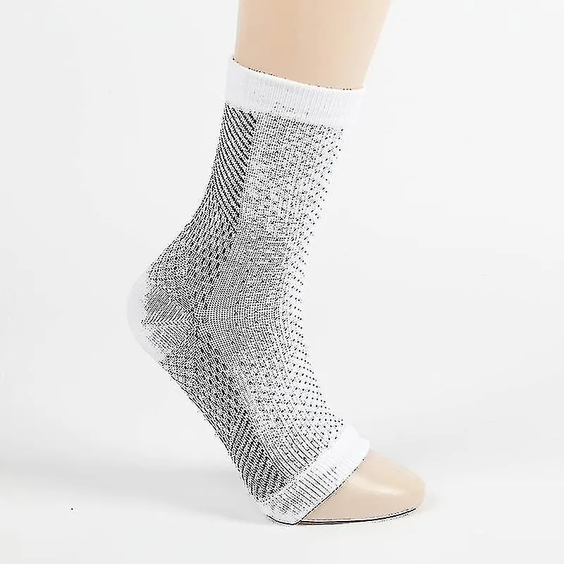 2pars Neuropatía Calcetines de compresión Soporte de arco de tobillo Proteger calcetines