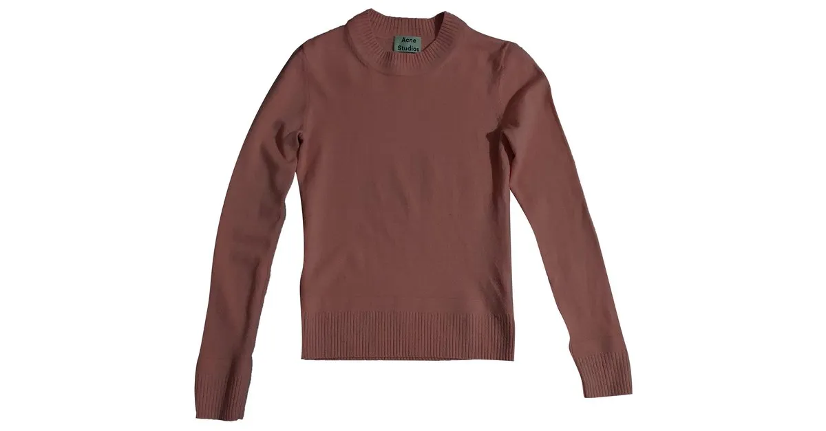 Acne Prendas de punto Rosa 