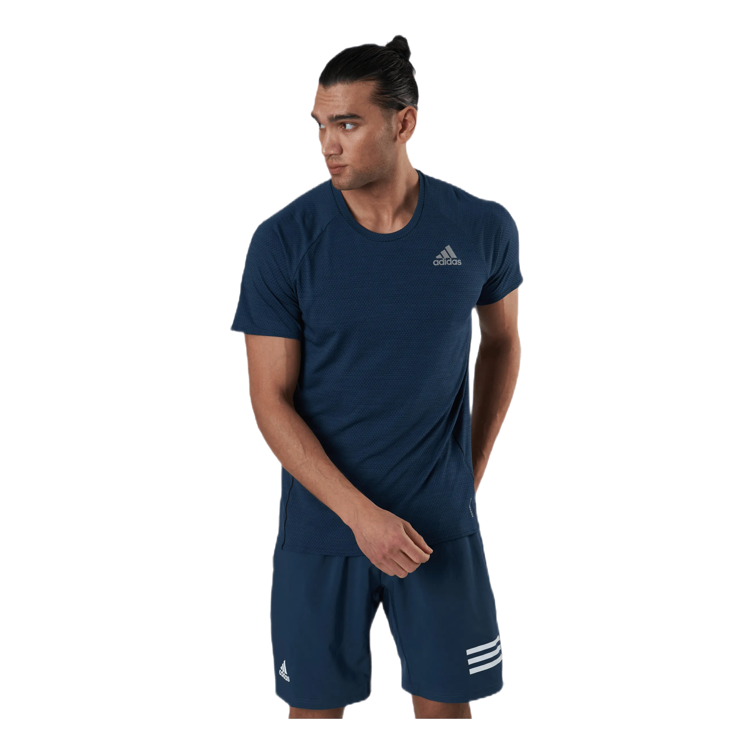 Adidas Adidas Runner Tee Men Crew Navy