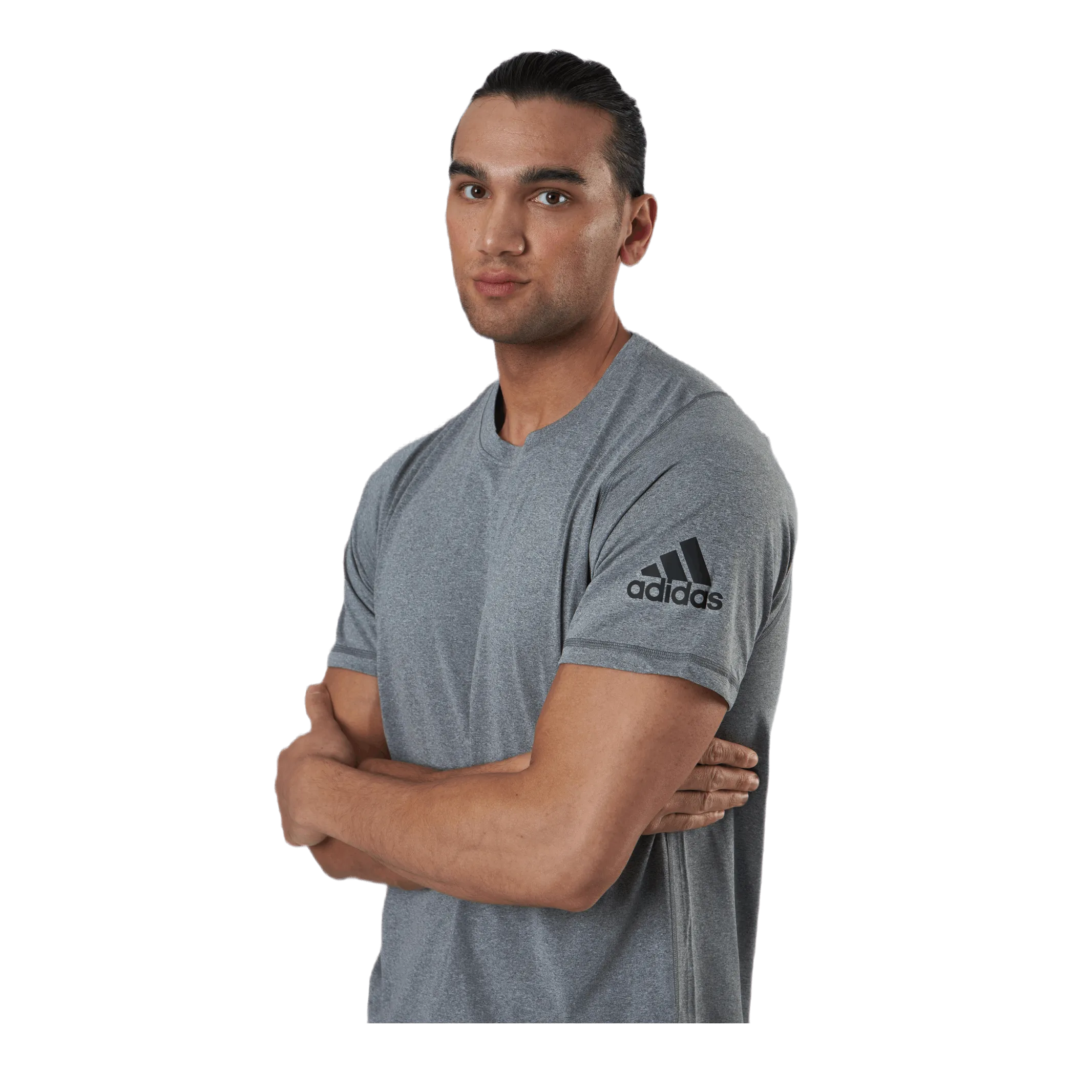 ADIDAS D2M 3 FREELIFT ULTIMATE HT TSHIRT WHITE MELANGE / BLACK