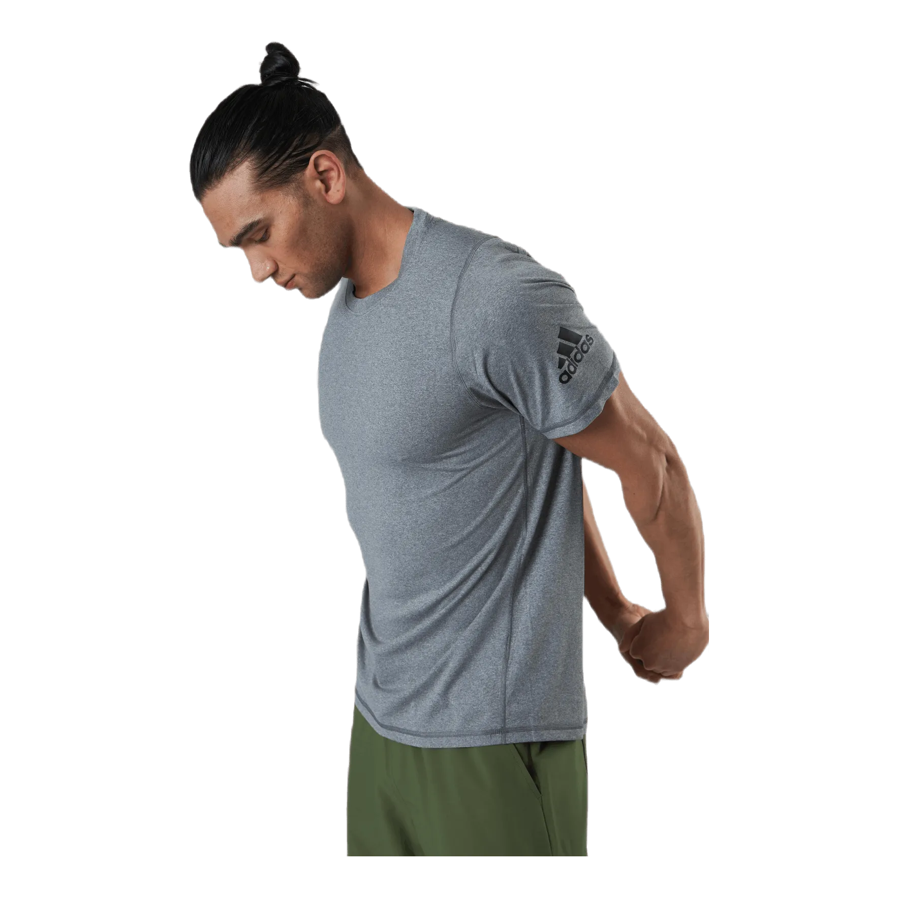 ADIDAS D2M 3 FREELIFT ULTIMATE HT TSHIRT WHITE MELANGE / BLACK