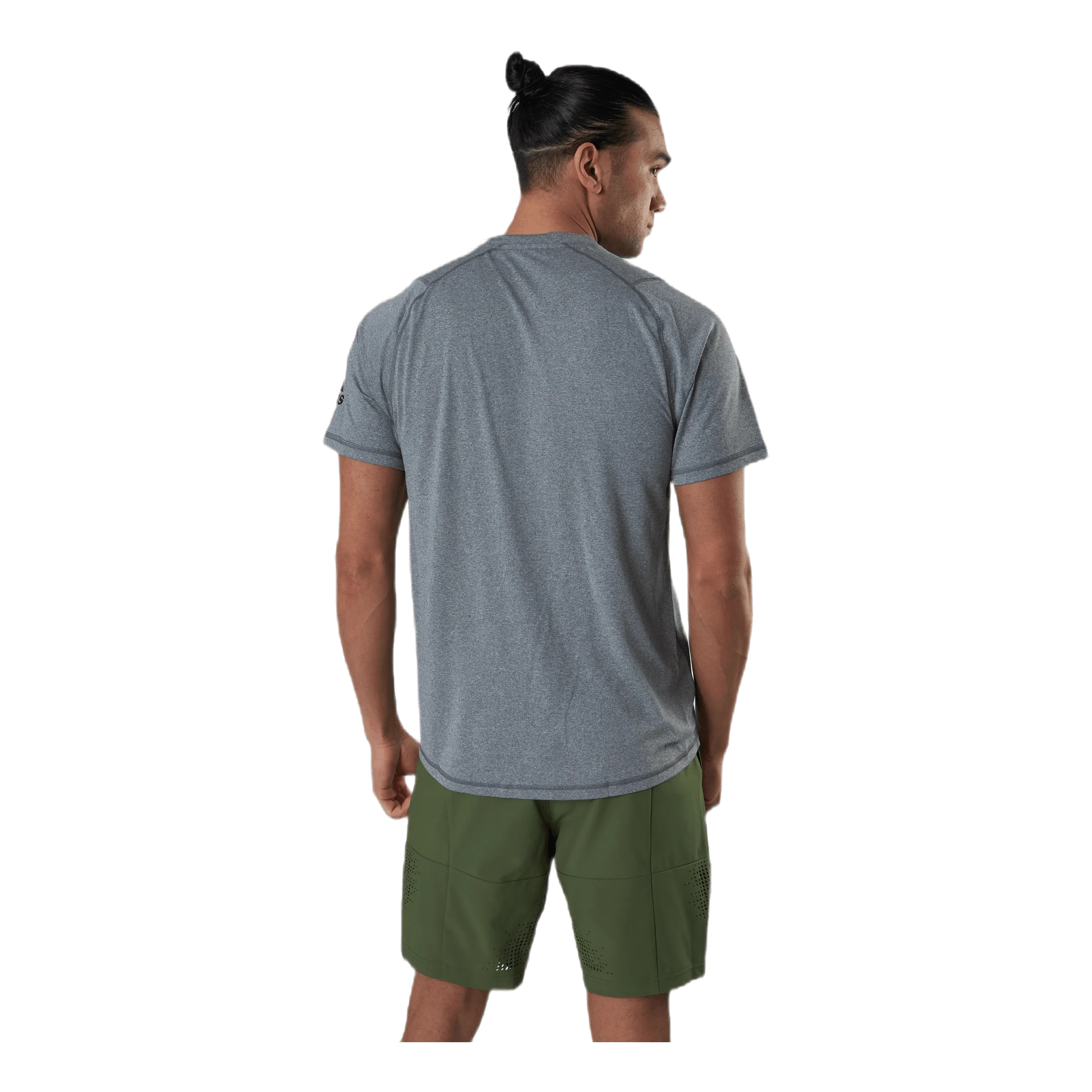 ADIDAS D2M 3 FREELIFT ULTIMATE HT TSHIRT WHITE MELANGE / BLACK