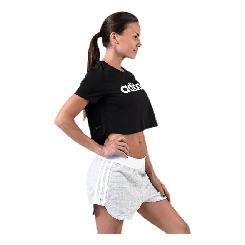 Adidas D2M Crop Tee White/Black