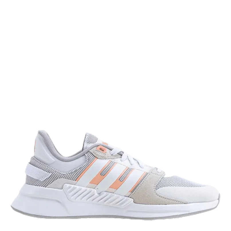 Adidas Run 90s Shoes Cloud White / Cloud White / Glow Pink