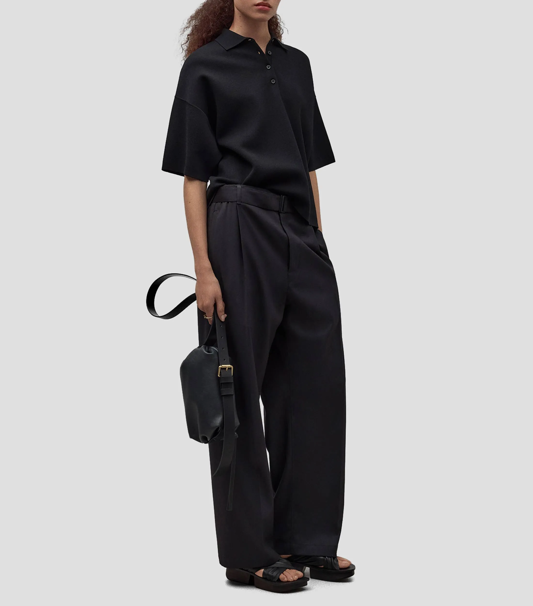 Adolfo Dominguez Bolso Crossbody con Logotipo Mujer