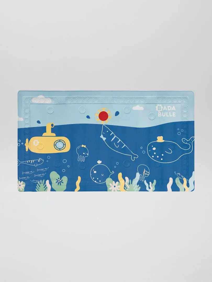 ALFOMBRA DE BAñO ANTIDESLIZANTE 'BADABULLE'  AZUL