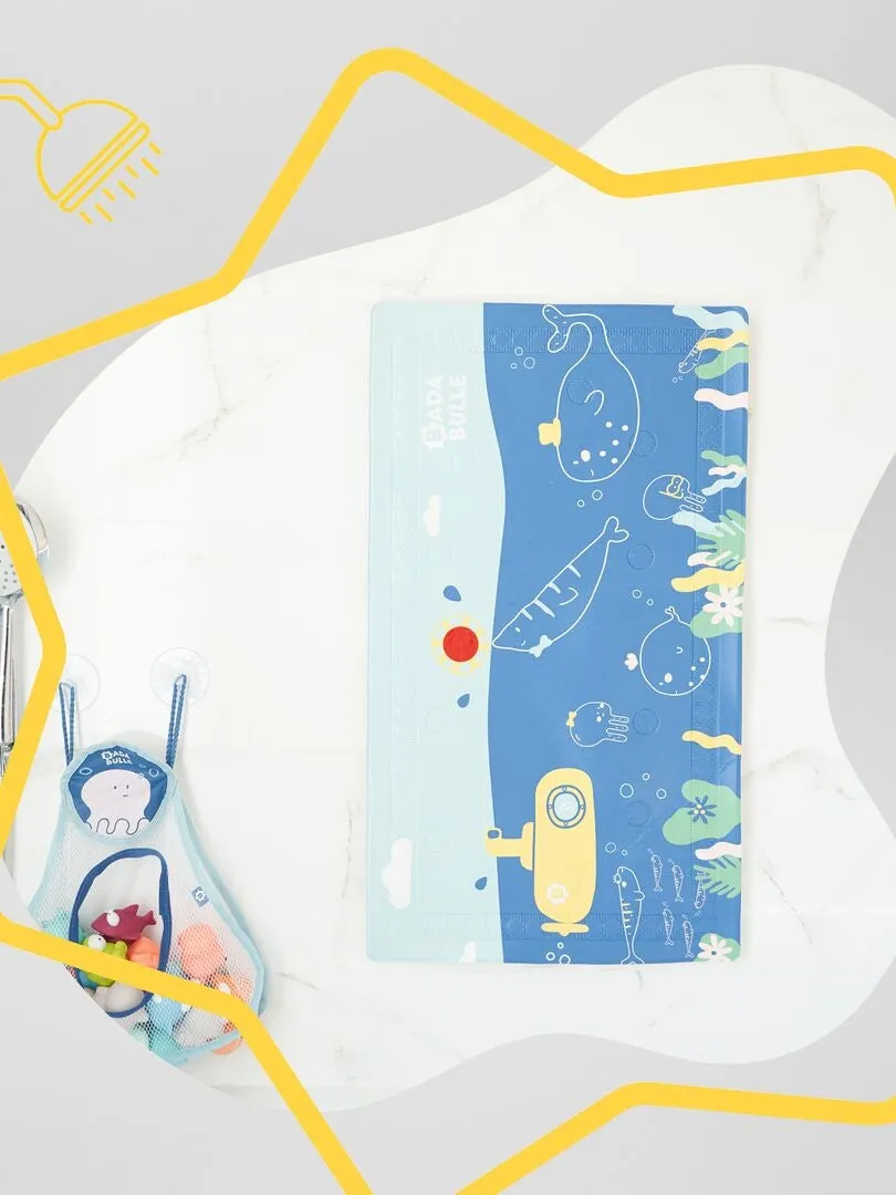 ALFOMBRA DE BAñO ANTIDESLIZANTE 'BADABULLE'  AZUL