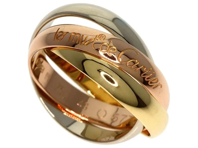 Anillo de oro amarillo Cartier Trinity 
