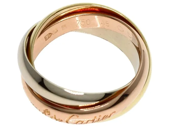 Anillo de oro amarillo Cartier Trinity 