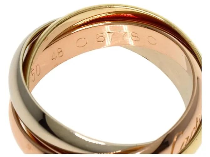 Anillo de oro amarillo Cartier Trinity 