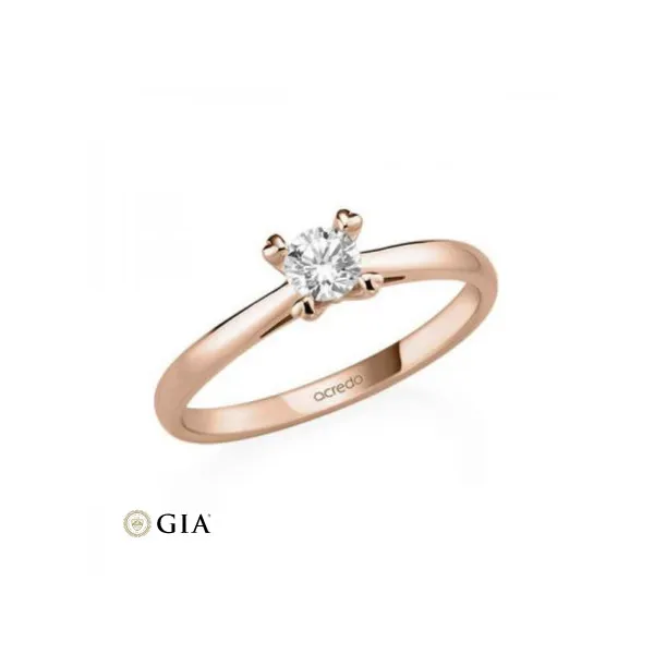 Anillo de pedida Sargas 0,30 l Oro rosa