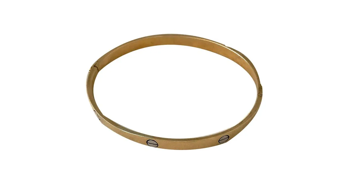 Autre Marque Brazalete de oro Dorado 