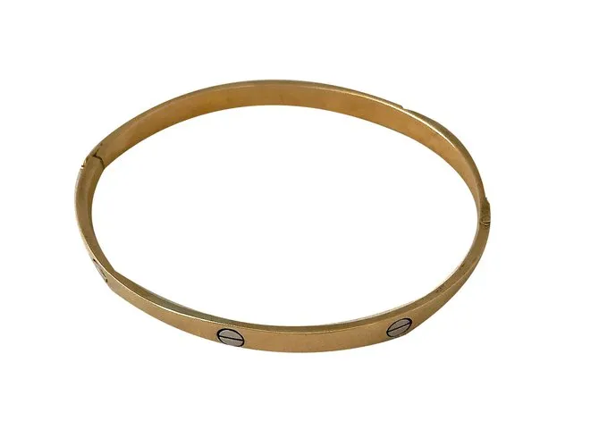 Autre Marque Brazalete de oro Dorado 