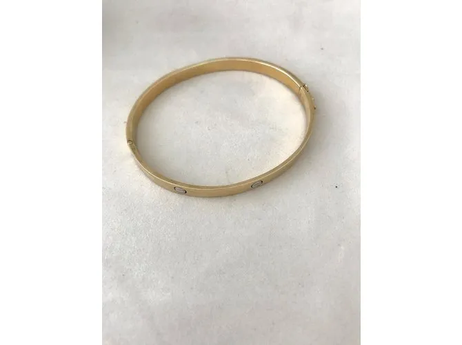 Autre Marque Brazalete de oro Dorado 