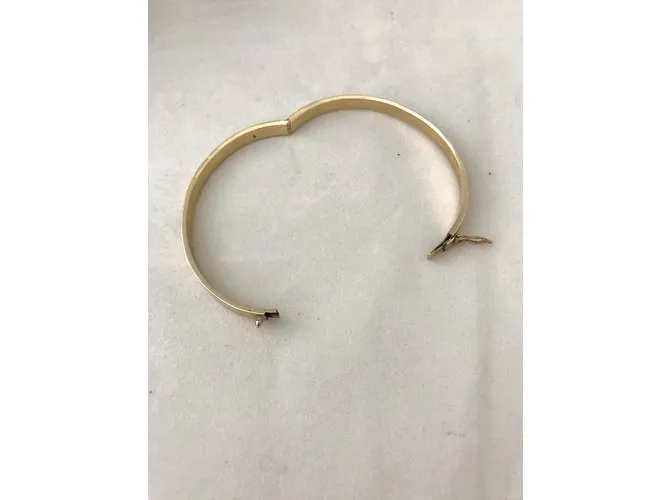 Autre Marque Brazalete de oro Dorado 