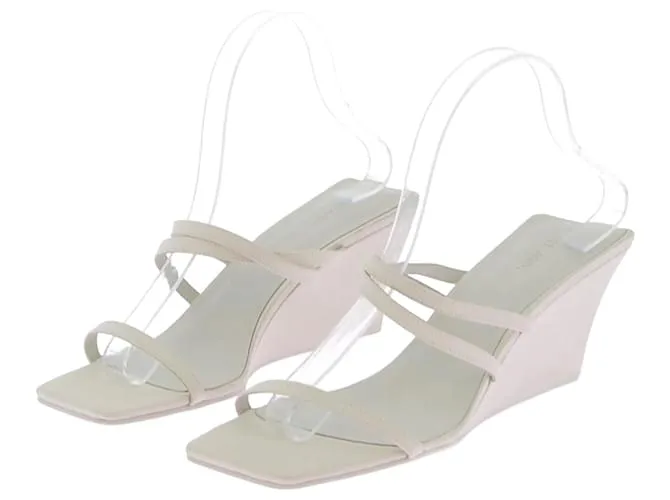 Autre Marque Sandalias ST AGNI T.UE 39 Cuero Blanco 