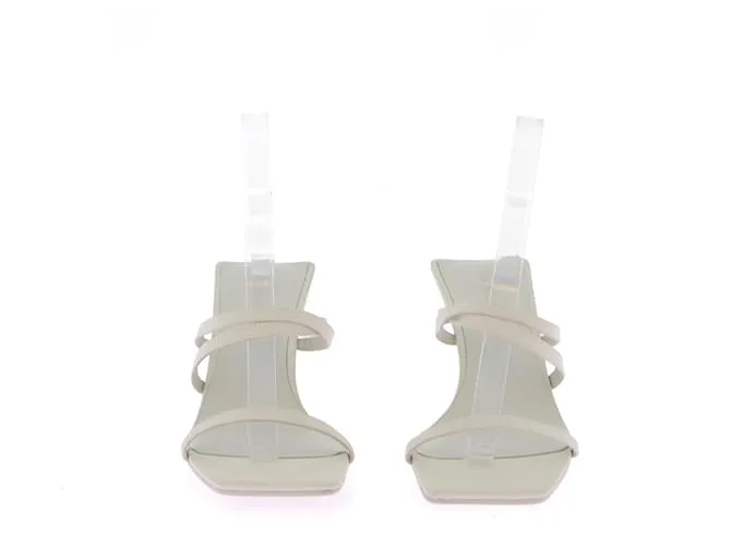 Autre Marque Sandalias ST AGNI T.UE 39 Cuero Blanco 