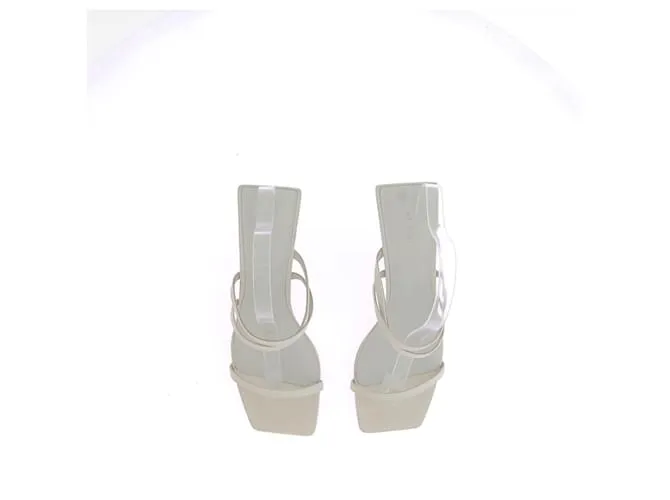 Autre Marque Sandalias ST AGNI T.UE 39 Cuero Blanco 