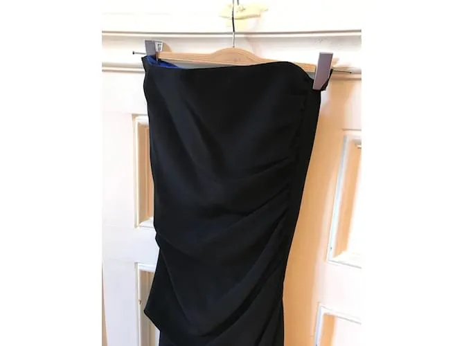 AZZARO Vestidos T.fr 38 Viscosa Negro 