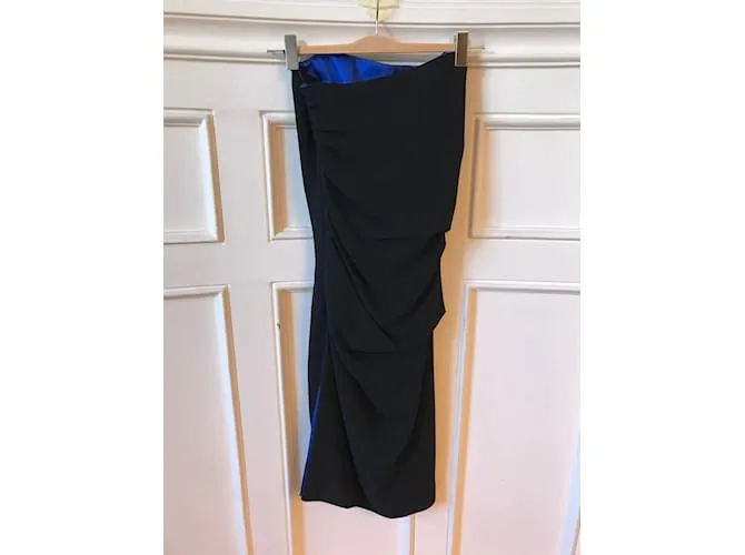 AZZARO Vestidos T.fr 38 Viscosa Negro 