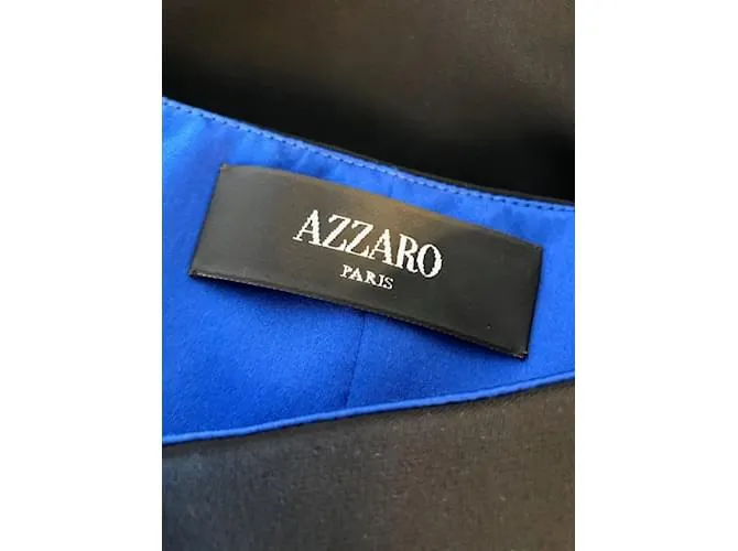 AZZARO Vestidos T.fr 38 Viscosa Negro 
