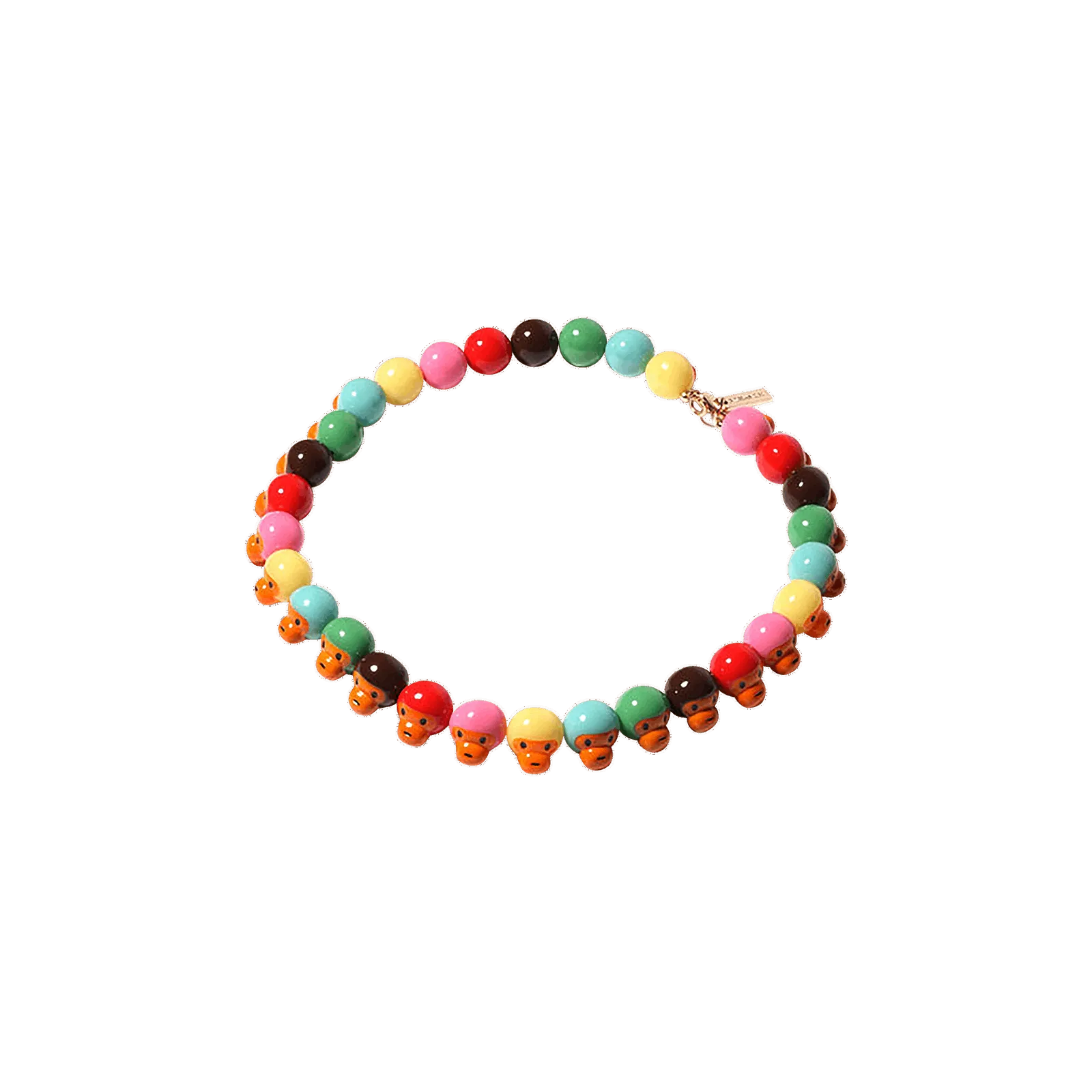 BAPE Baby Milo Rainbow Necklace