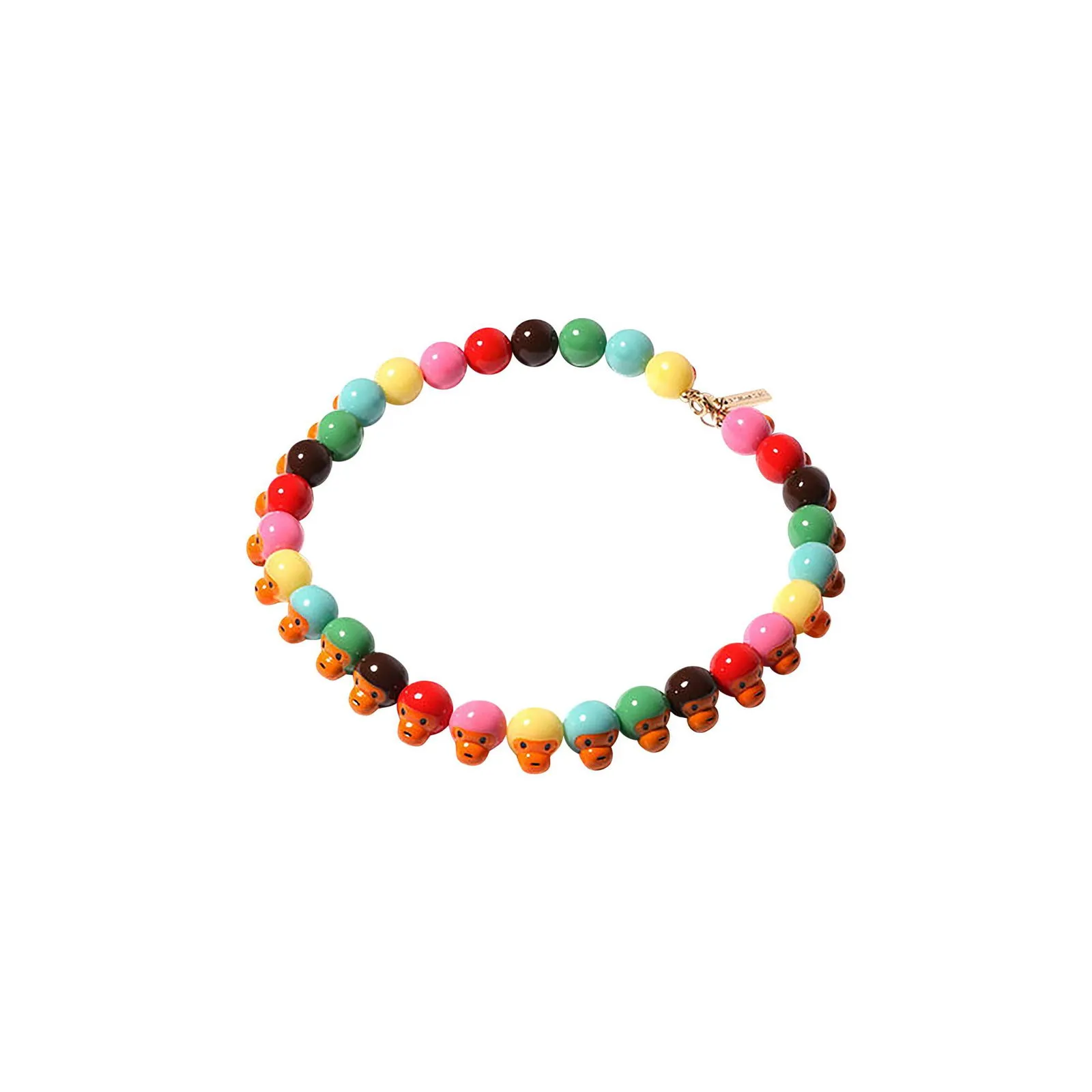 BAPE Baby Milo Rainbow Necklace