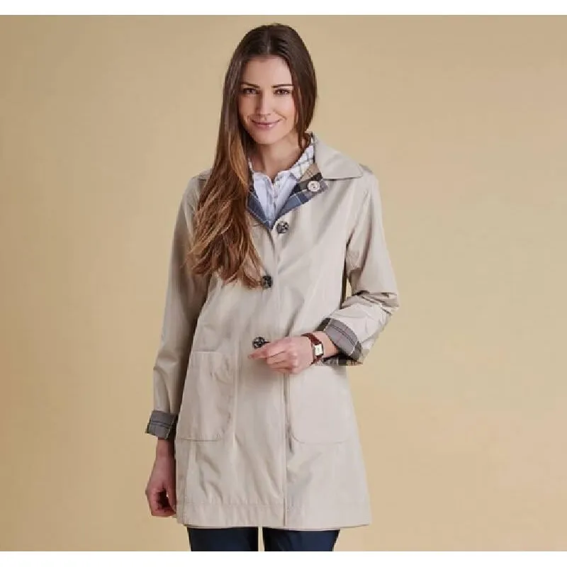 Barbour Reversible Derby Mac alabaster