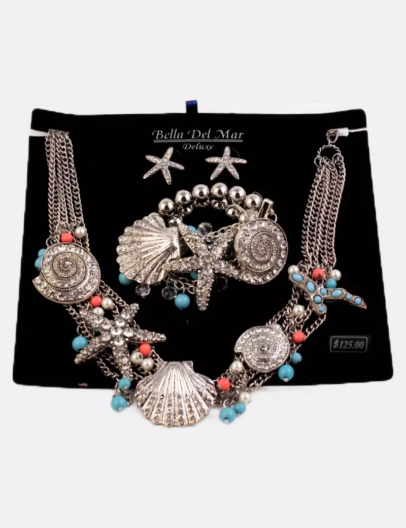 Bella del mar Conjunto de bisutería