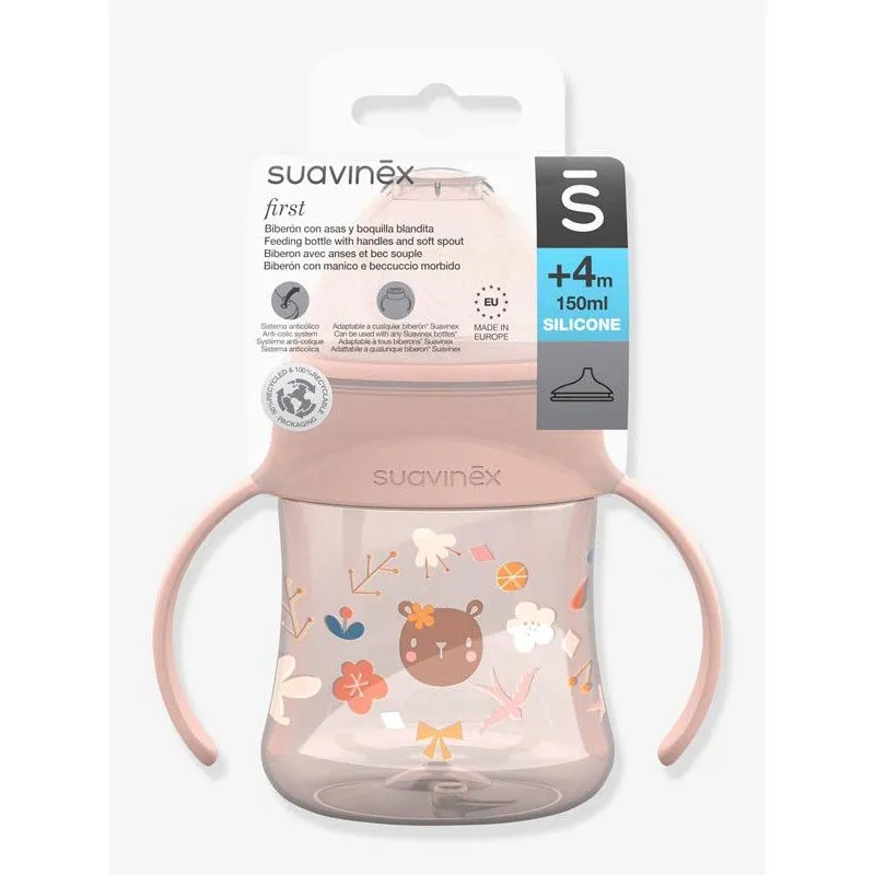 Biberón asas +4m 150 ml forest suavinex