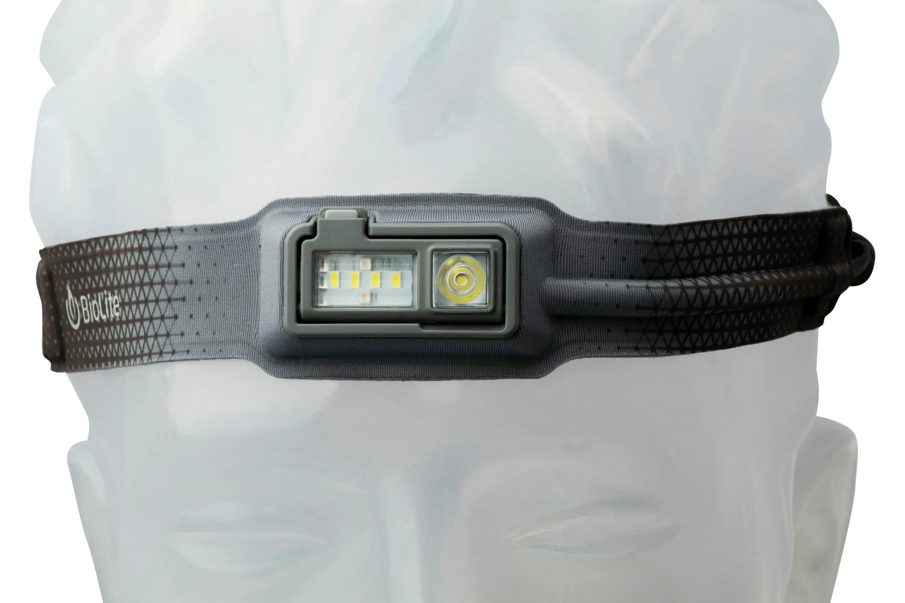 BioLite HeadLamp 330, 425 lúmenes, gris, linterna frontal