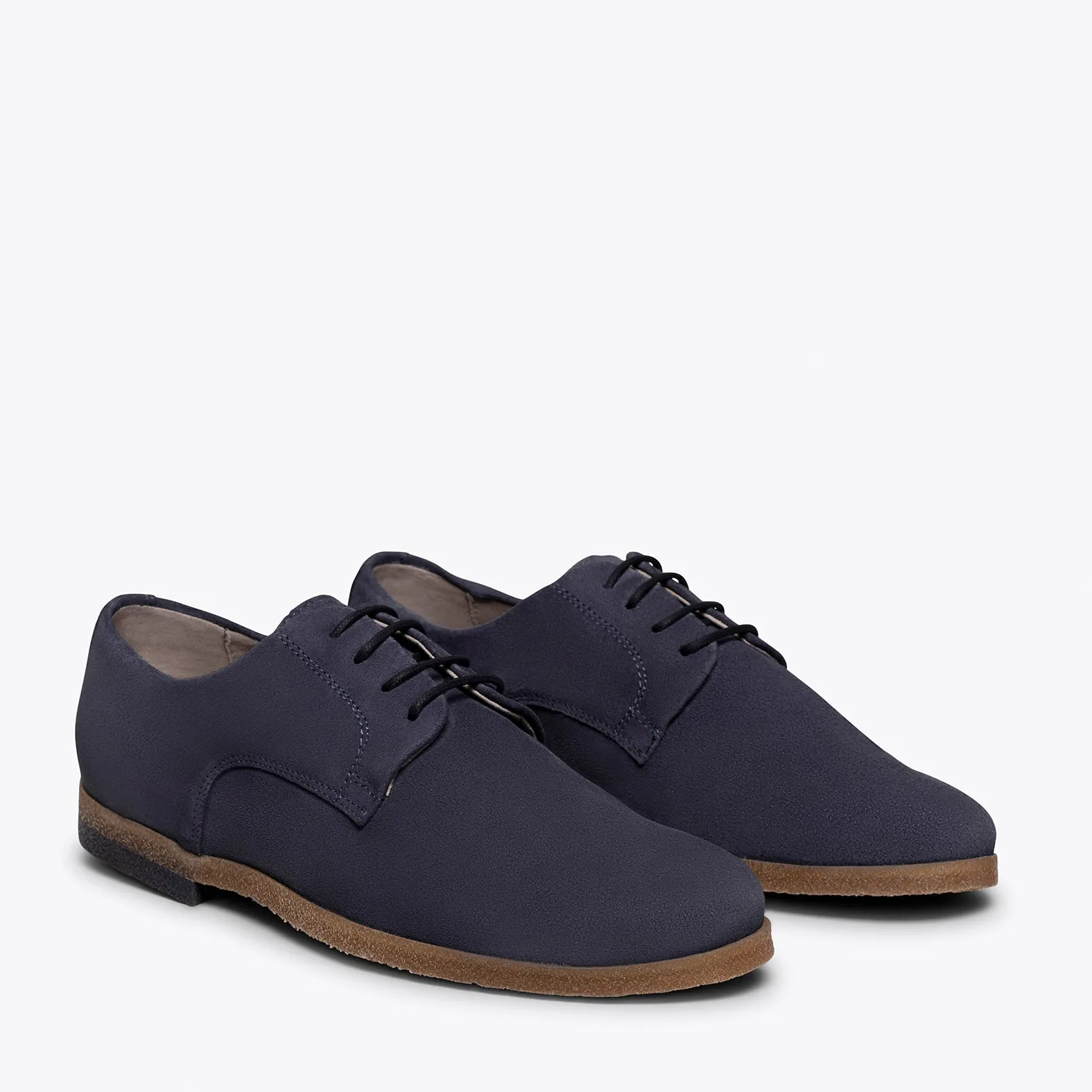 BLUCHER Zapatos para hombre de cordones AZUL MARINO