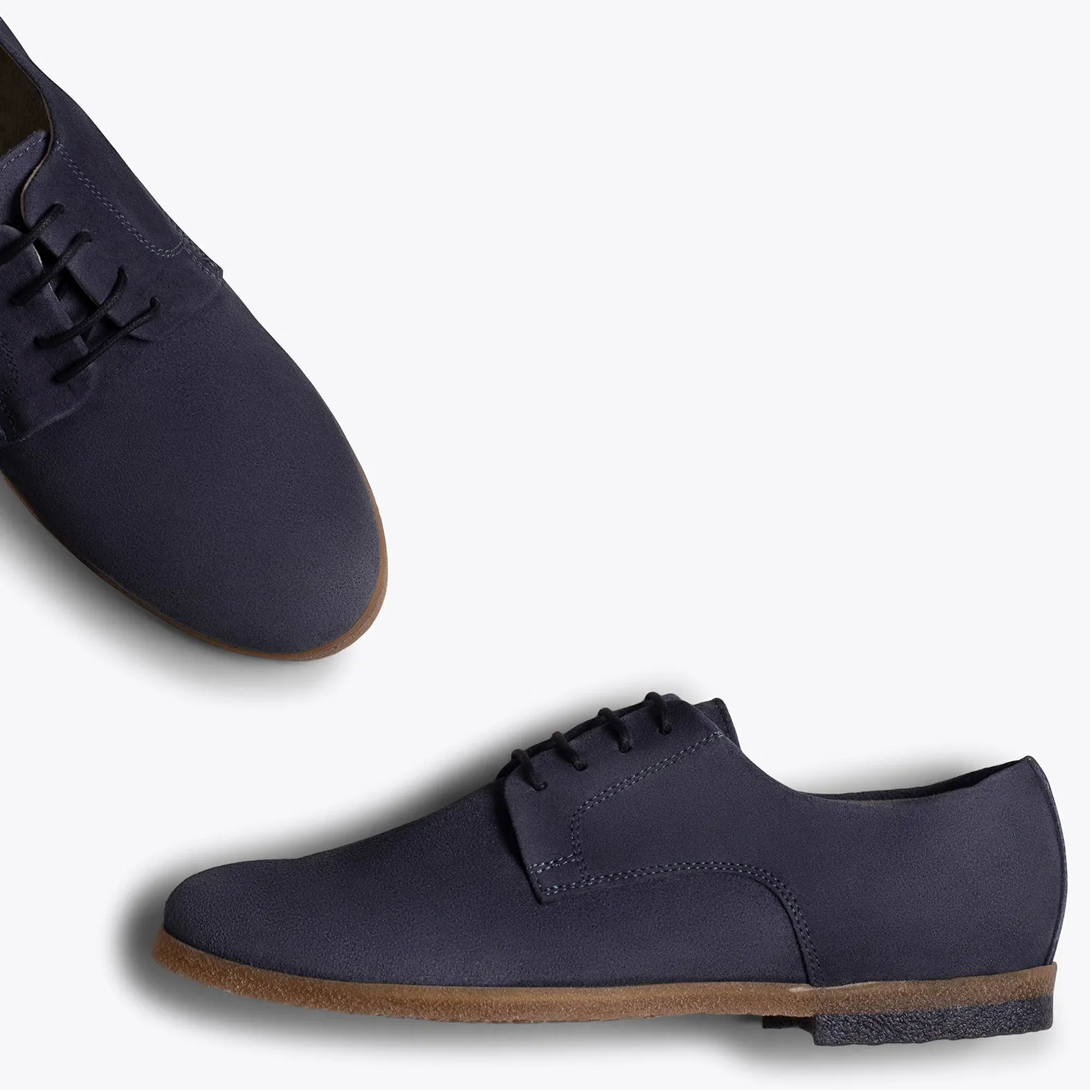 BLUCHER Zapatos para hombre de cordones AZUL MARINO
