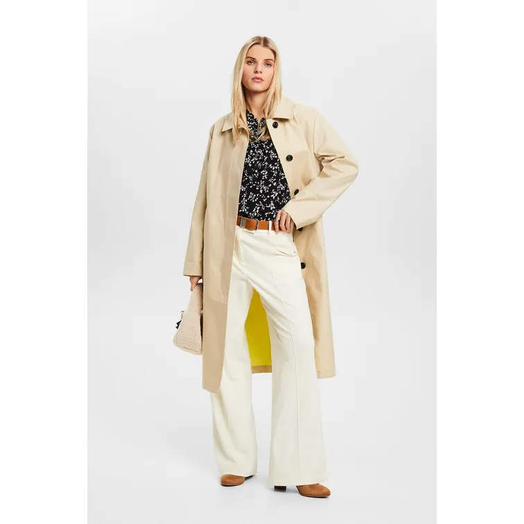 BLUSA DE GASA CON ESTAMPADO MUJER ESPRIT