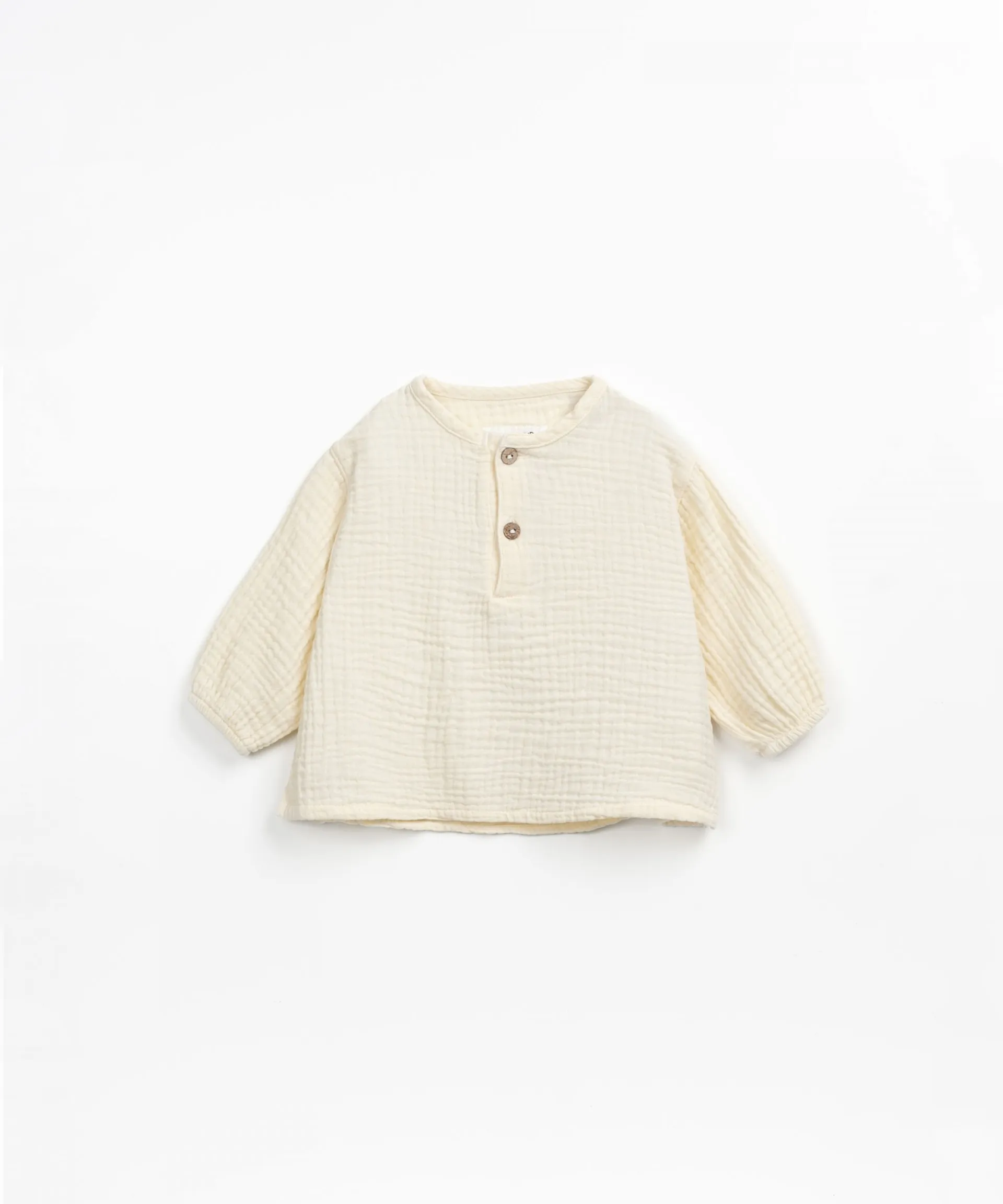 Blusa de tela con manga larga | Textile Art