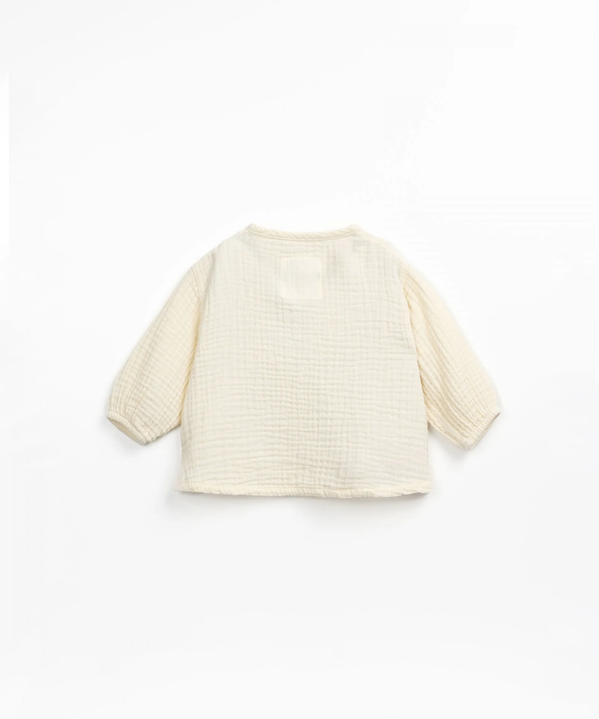 Blusa de tela con manga larga | Textile Art