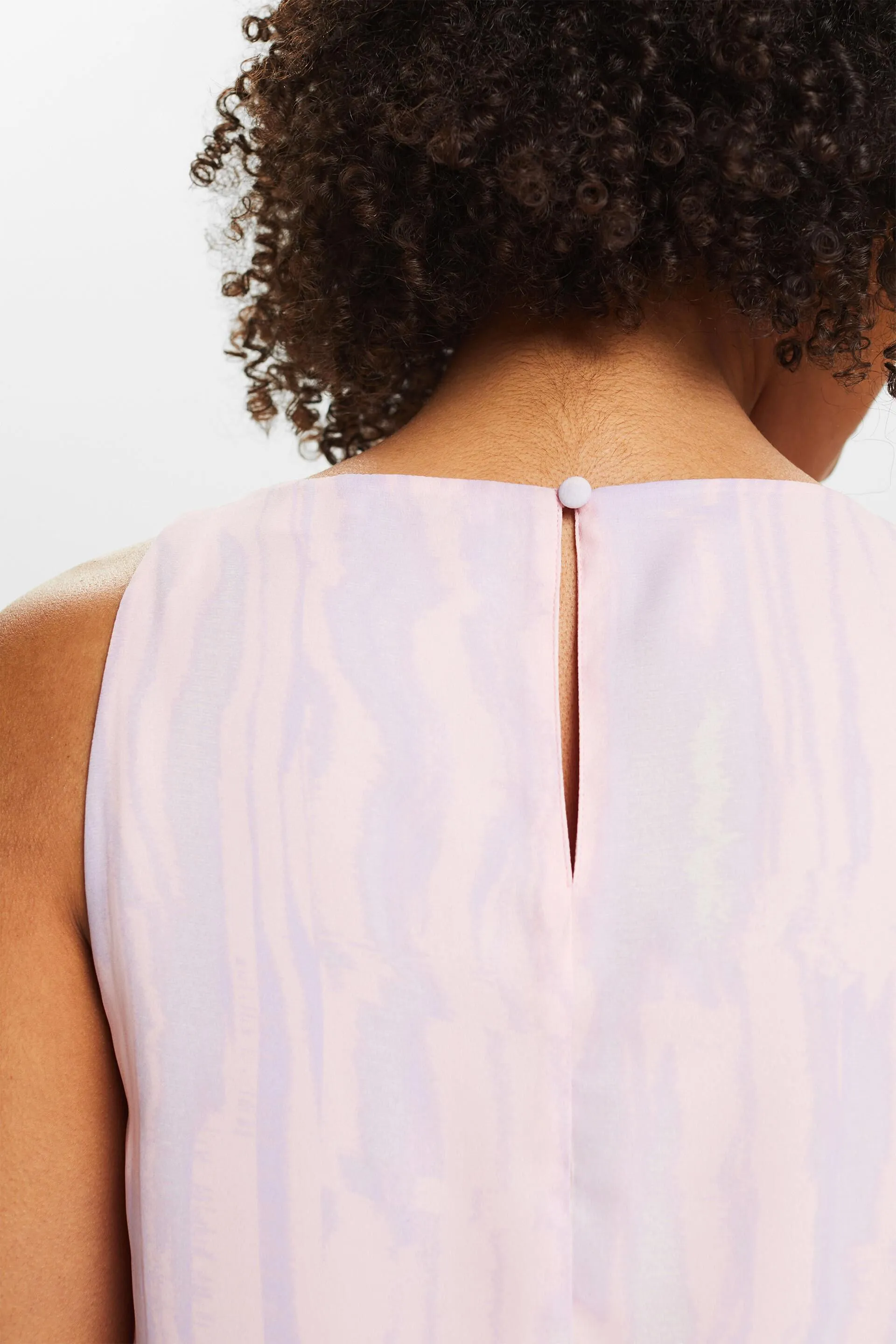 Blusa estampada en gasa de crepé
