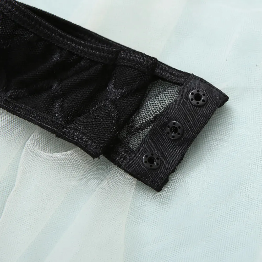Body con diseo a cuadros y cadenas