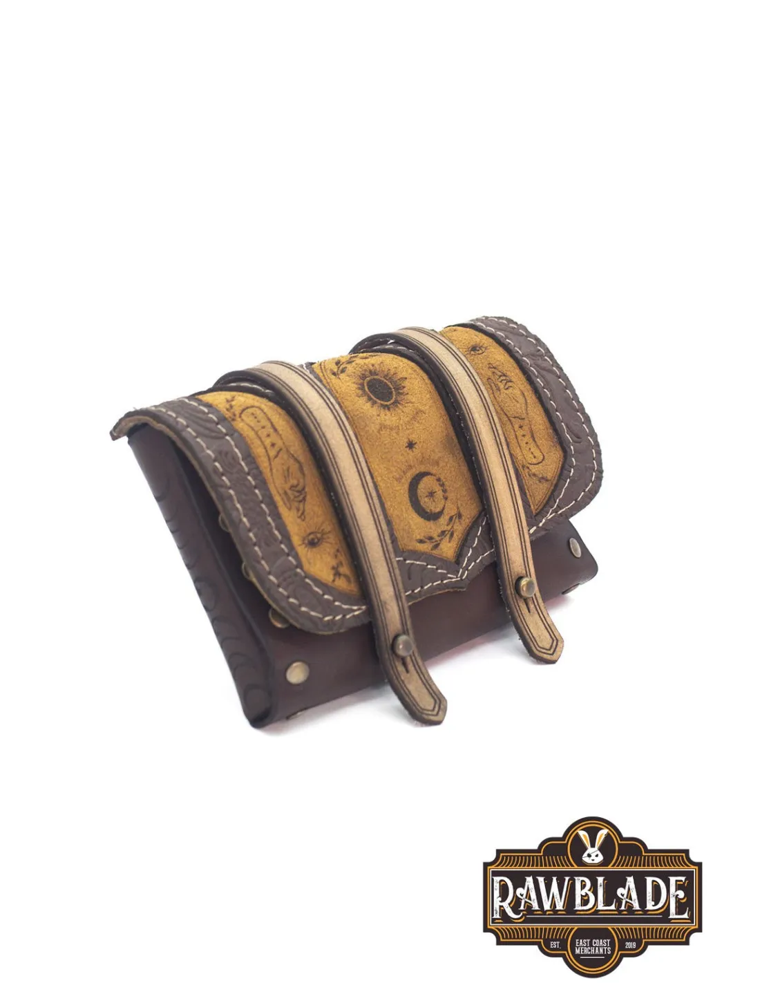 BOLSA Y BARAJA DEL TAROT DEL ENCANTAMIENTO  MARRóN