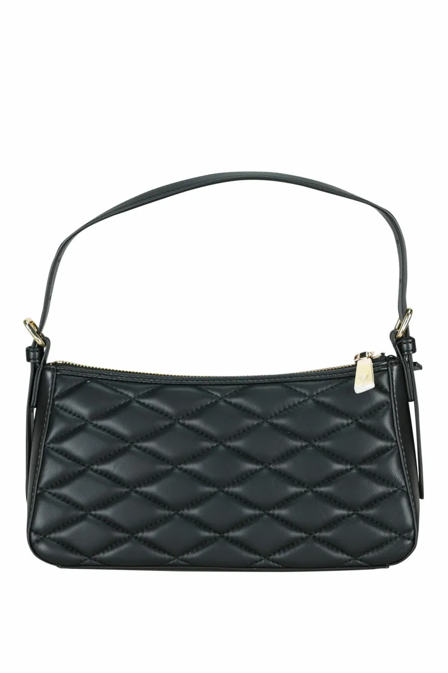 Bolso con minilogo corazón negro en metal