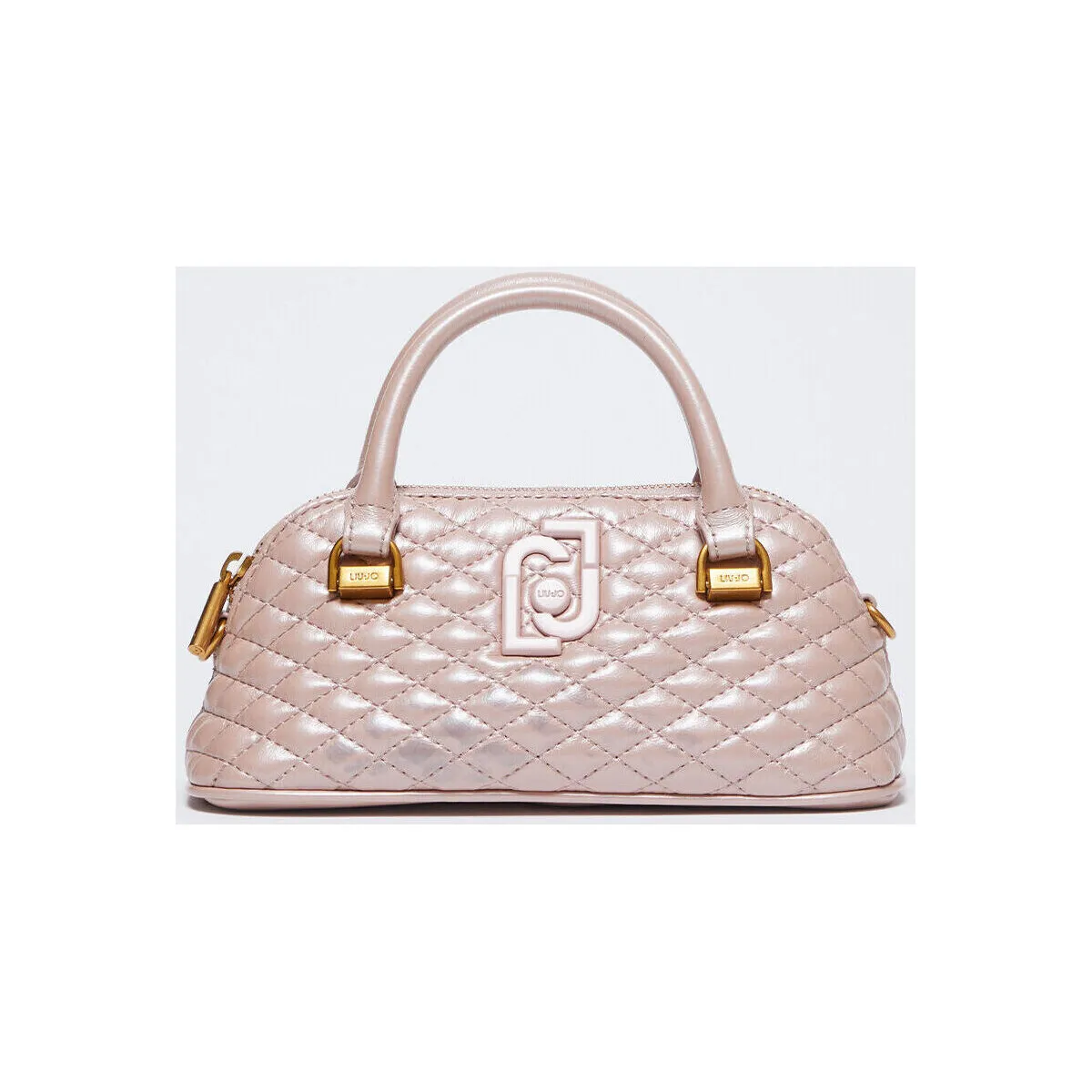 Bolso de mano brillante guateado
