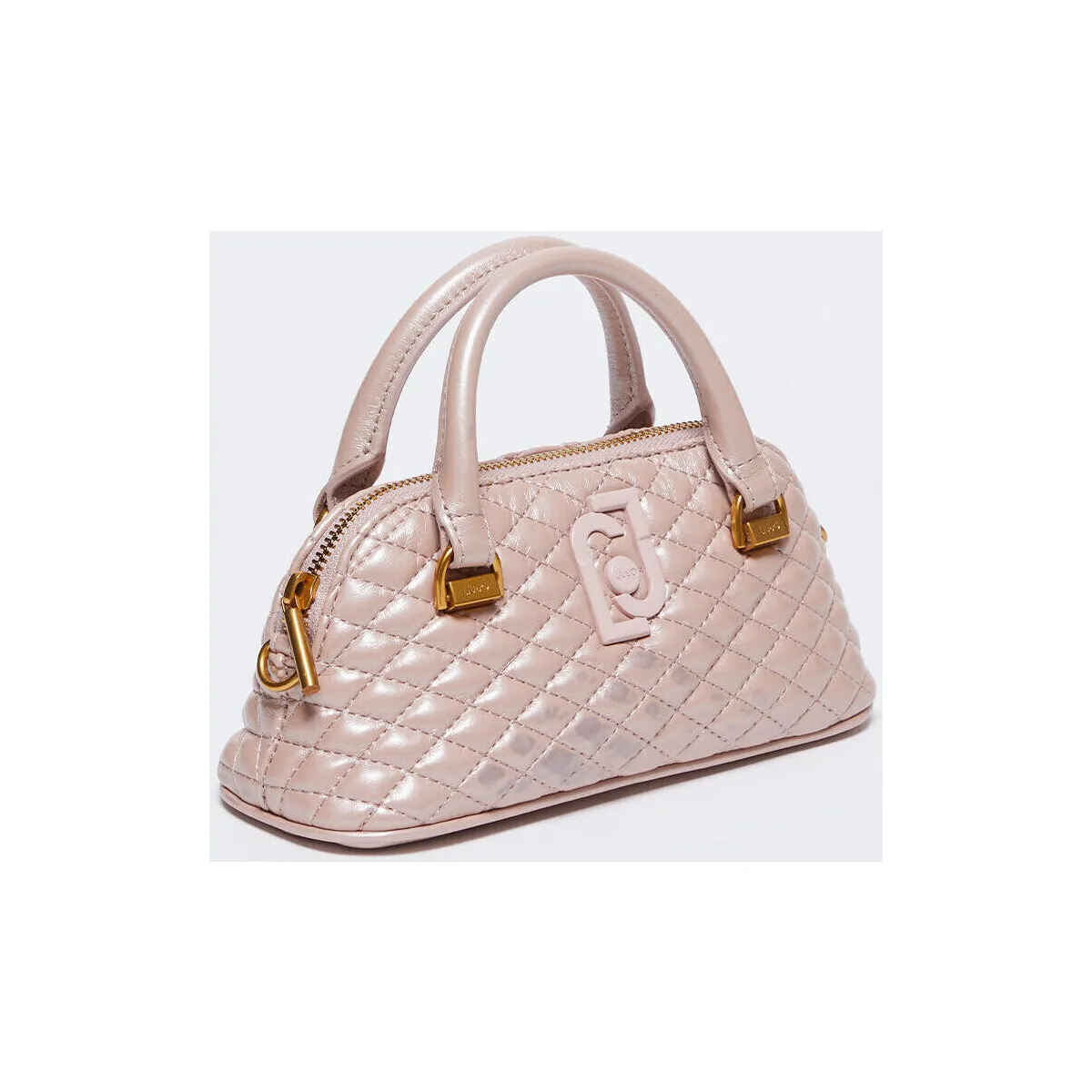 Bolso de mano brillante guateado
