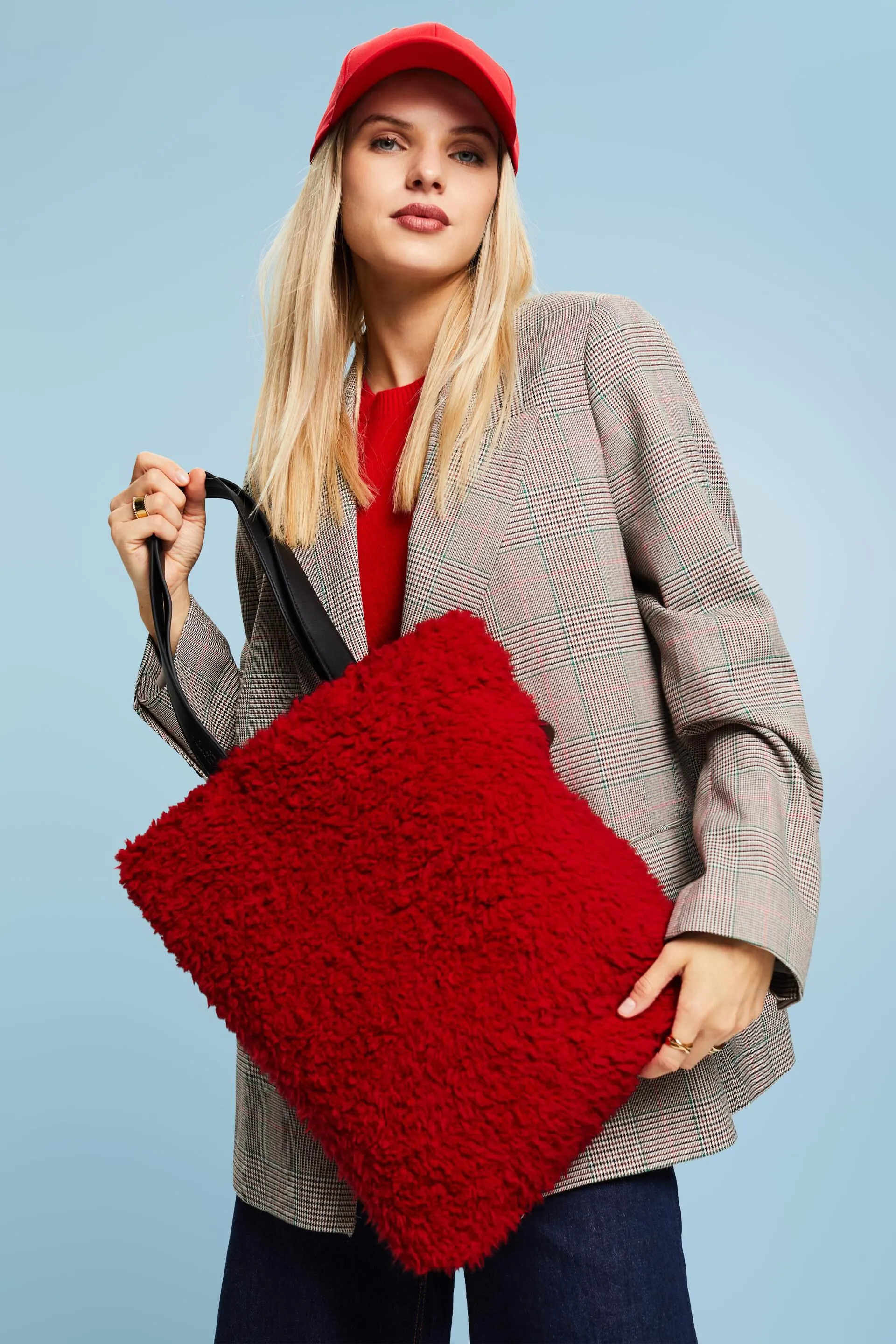 Bolso de mano en polipiel