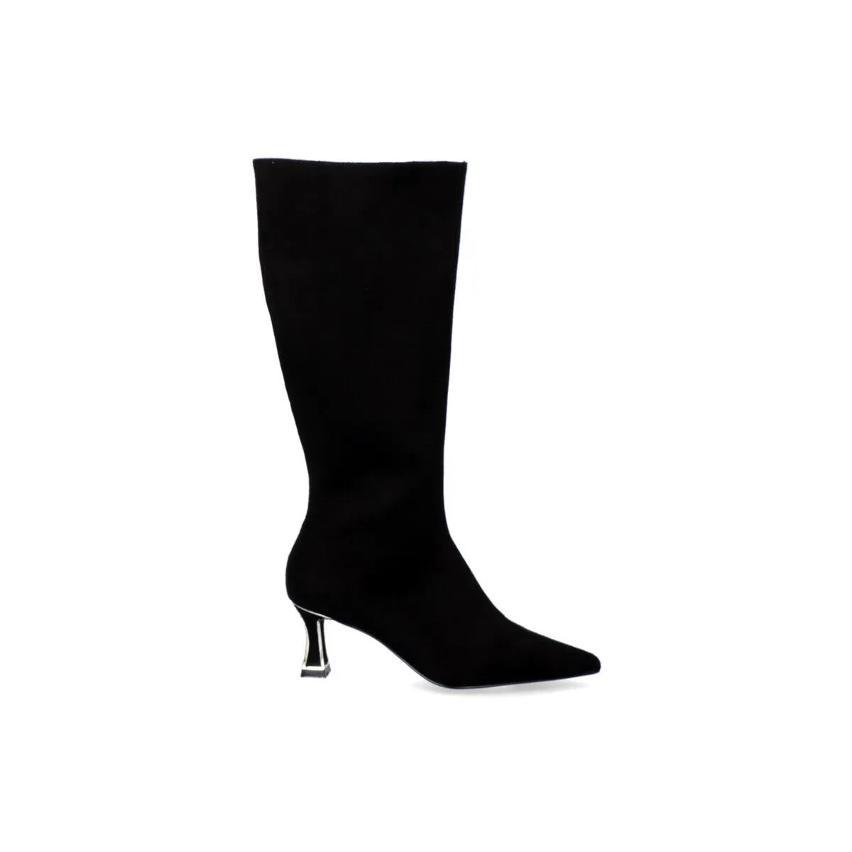 BOTA ALTA CON TACÓN FINO ERICA360 NEGRO
