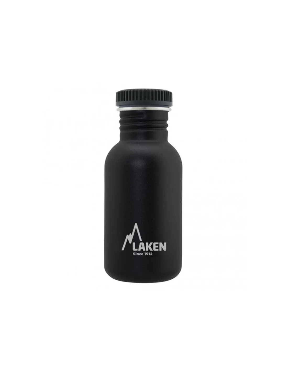 Botella de acero Inoxidable Laken Basic 500 ML Negro