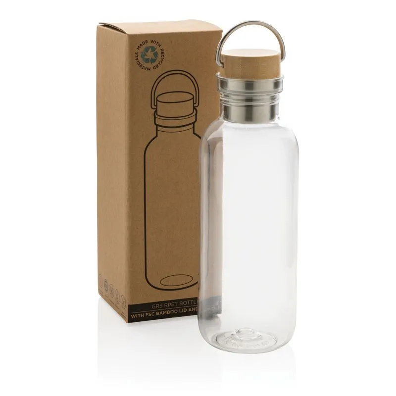 Botella personalizable rPET y bambú 680 ml. Bia