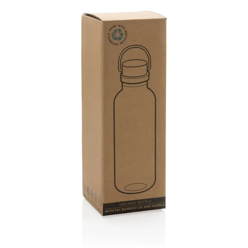 Botella personalizable rPET y bambú 680 ml. Bia