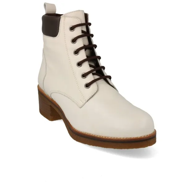 BOTINES BLANCOS MUJER MOD. TERCEIRA HIELO